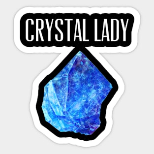 Crystal lady Sticker